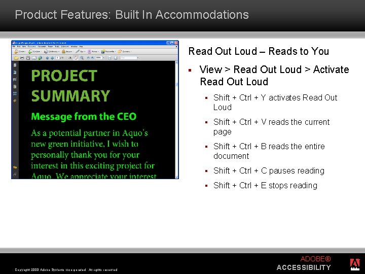 enable read out loud in adobe reader for mac